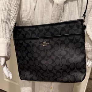 Coach Signature Black Crossbody Bag
